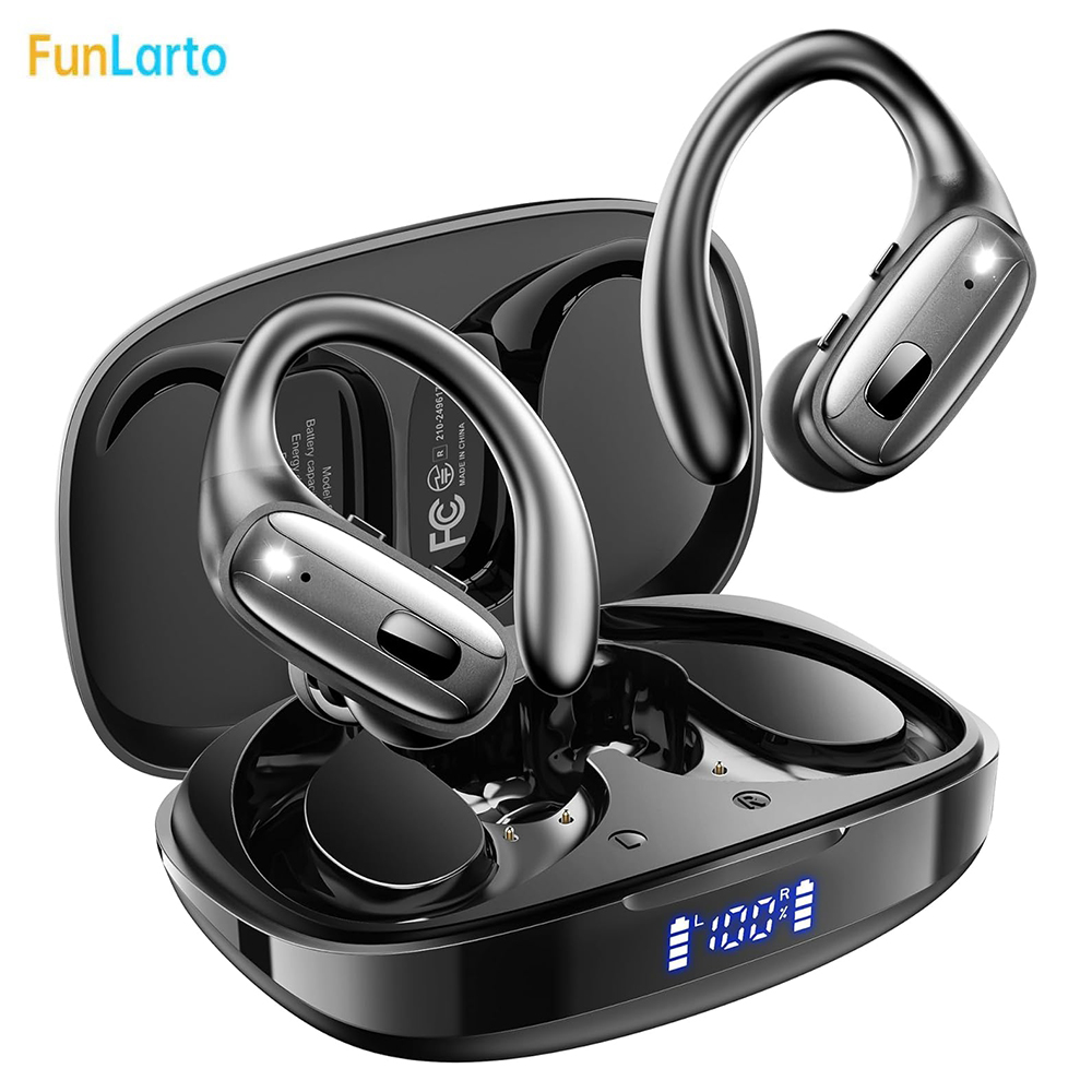 Open Ear Air Conduction Headphones - Esportes bluetooth 5.3 fones de ouvido