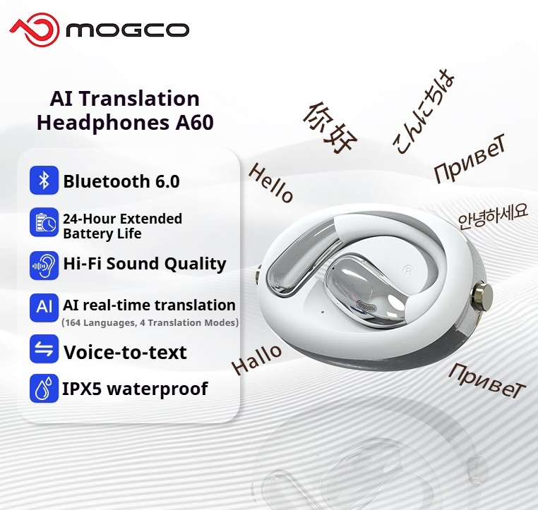 Headphones - Fones de Ouvido Tradutores AI A60