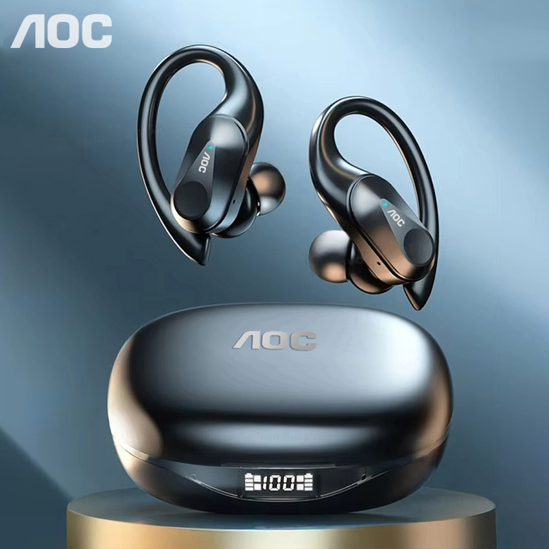 Type C Wired Earphones With Mic - Fone de Ouvido Esportivo AOC Sem