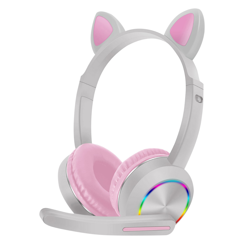 Cat Ear Bluetooth Headset Led - Cute Cat Ear Bluetooth Headphones com