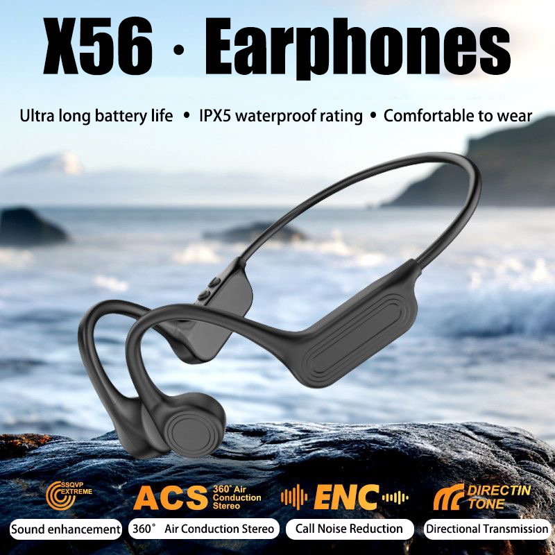 Bone Conduction Running Headphones - Fones de ouvido sem fio Bluetooth