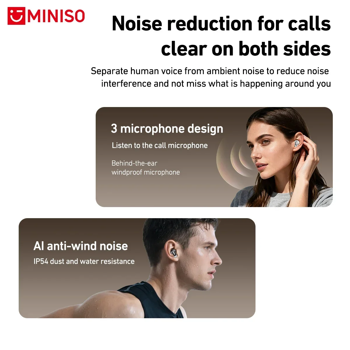 MINISO MS105 Bluetooth Fone de - Type C Wired Earphones With Mic avaliação e preço