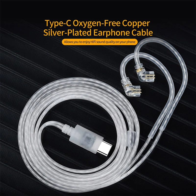 Cabo para Fones de Ouvido KZ O - Type C Wired Earphones With Mic avaliação e preço