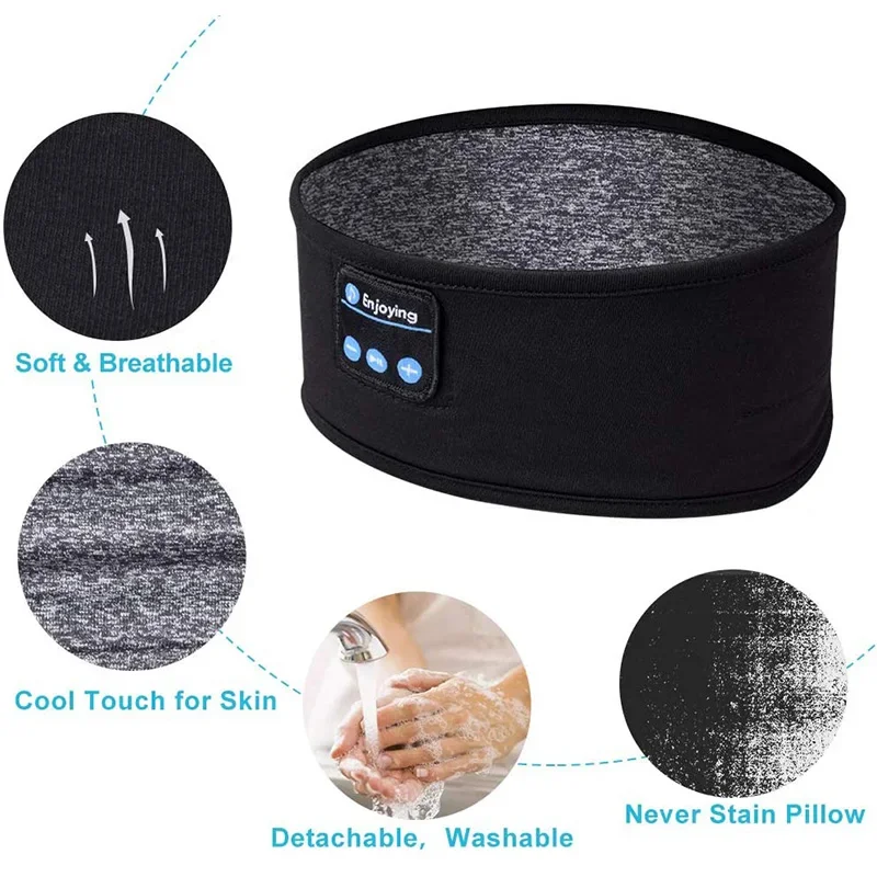 Fone de Ouvido Bluetooth para  - Sleep Mask Headphones Bluetooth avaliação e preço