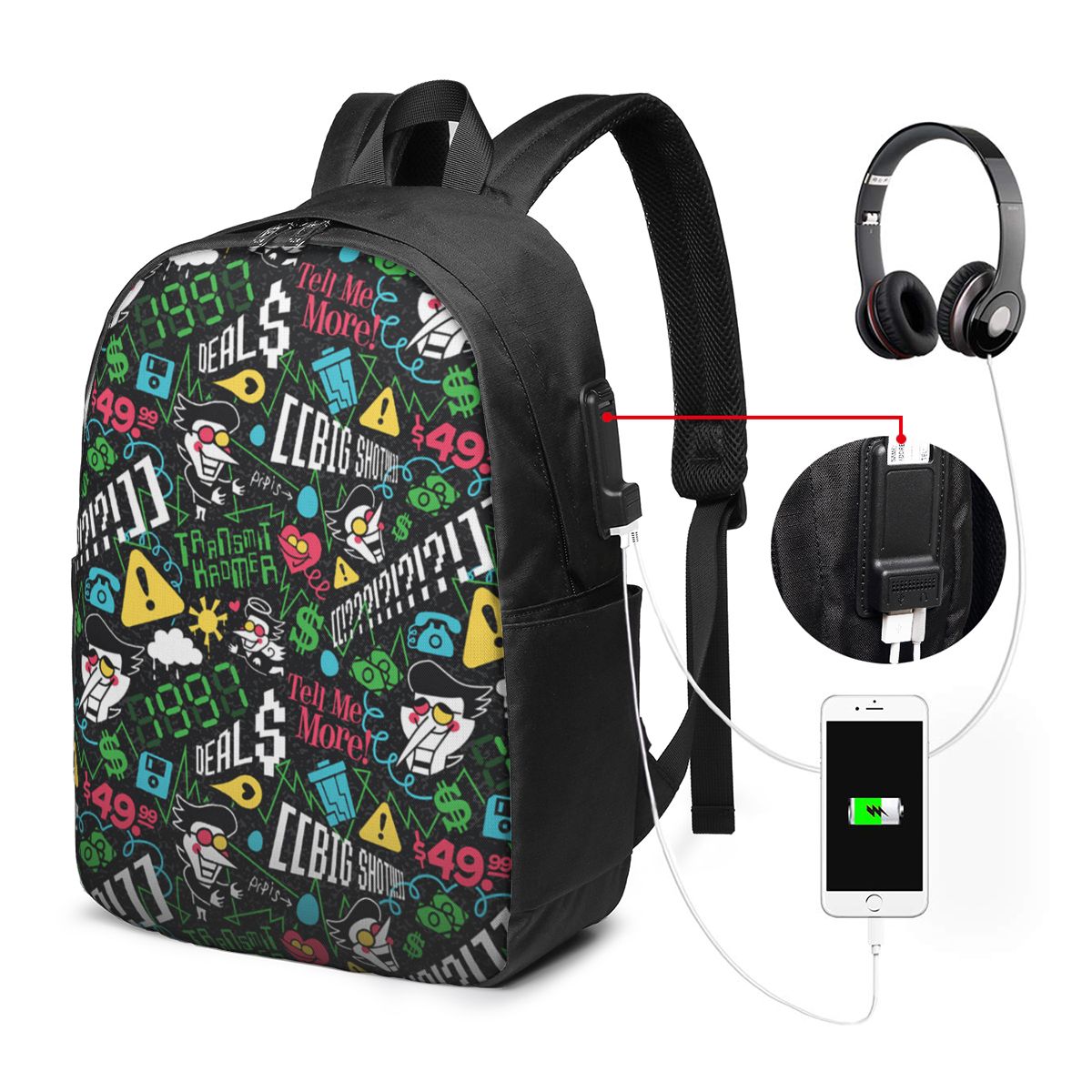 Mochila Deltarune SPAMTON G pa - Laptops avaliação e preço