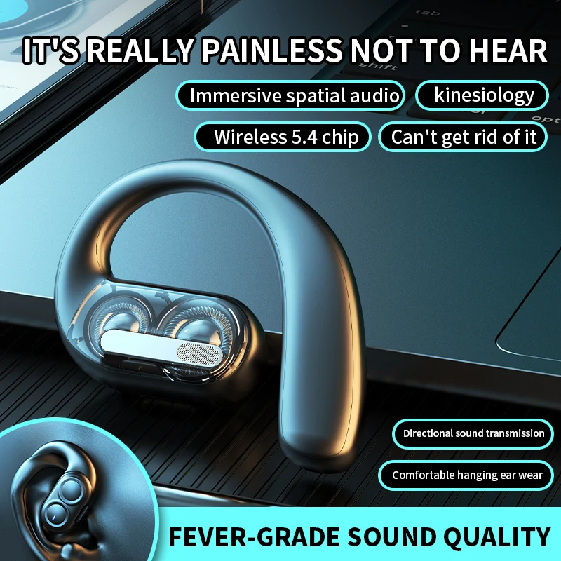 Fones de ouvido sem fio blueto - Open Ear Air Conduction Headphones avaliação e preço