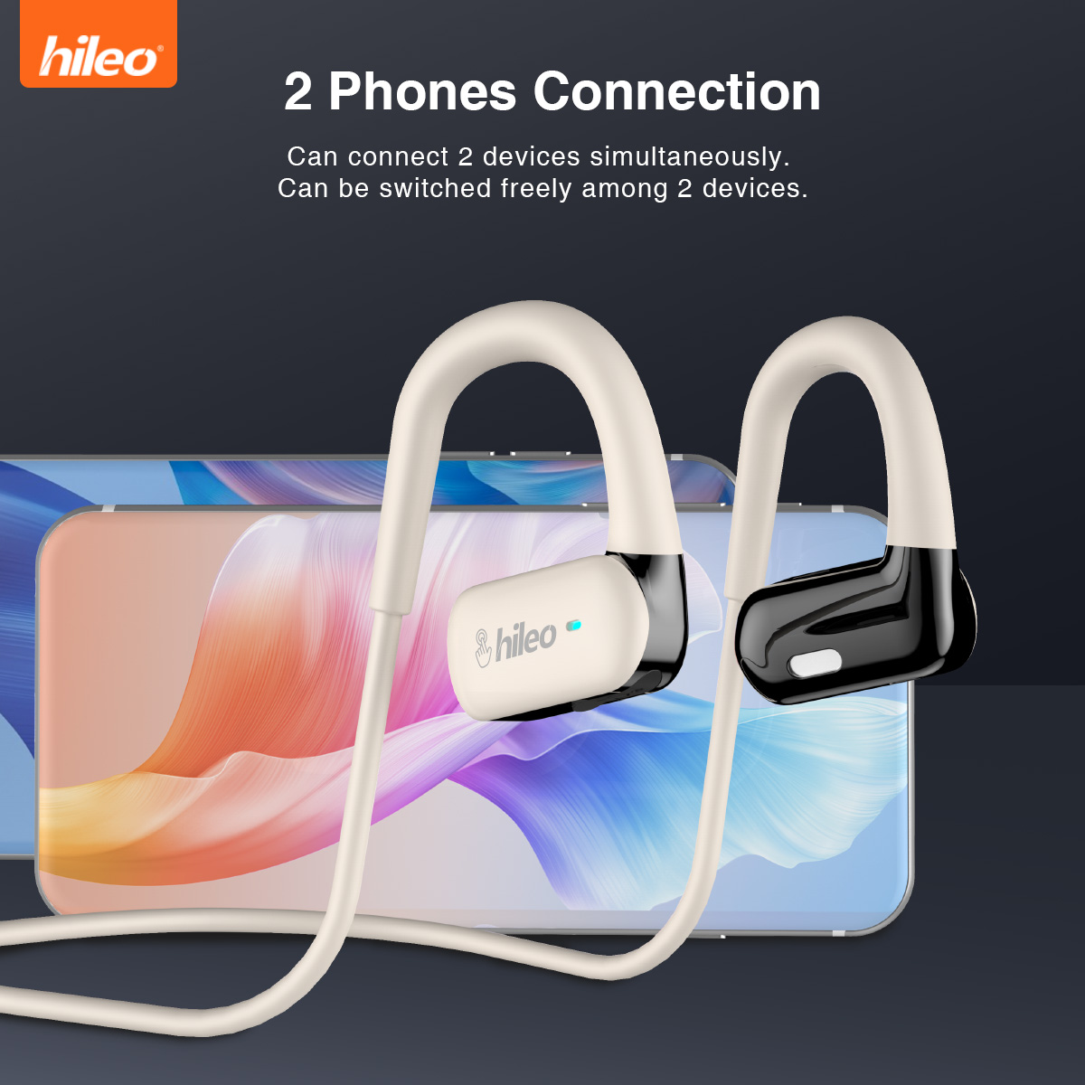 Fones de Ouvido Hileo Hi77 Blu - Open Ear Air Conduction Headphones avaliação e preço