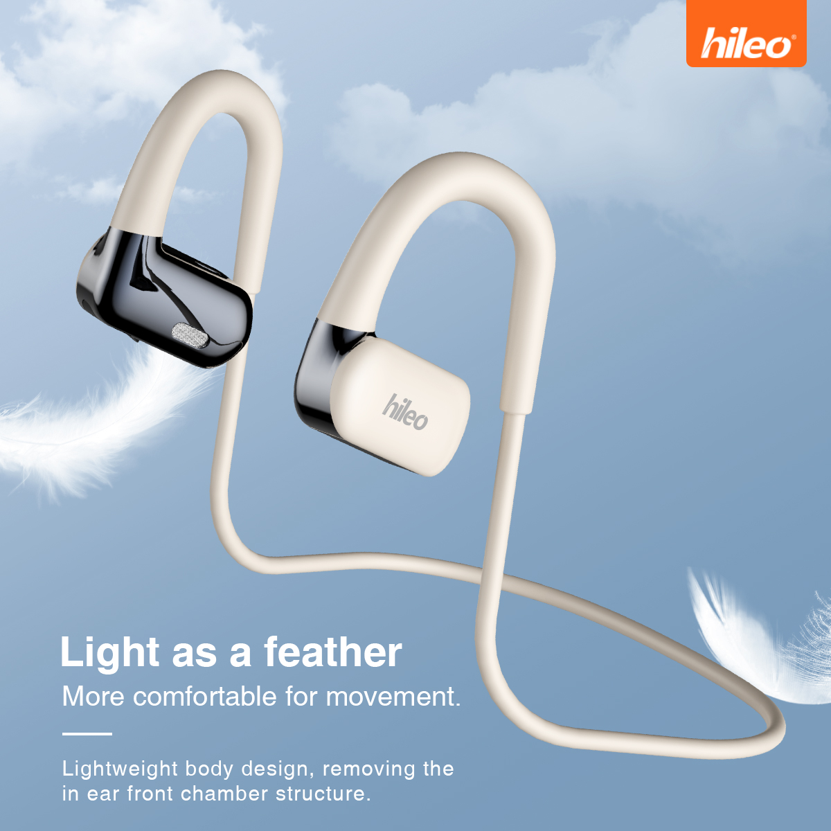 Fones de Ouvido Hileo Hi77 Blu - Open Ear Air Conduction Headphones avaliação e preço