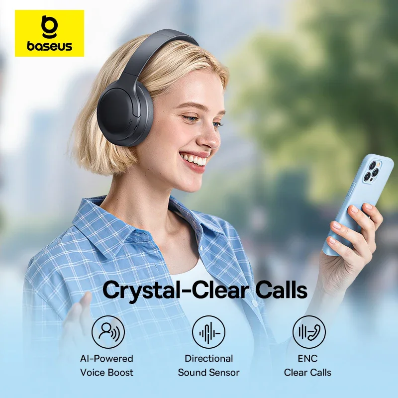 Baseus bh1 lite fones de ouvid - Anc Wireless Over Ear Headphones avaliação e preço