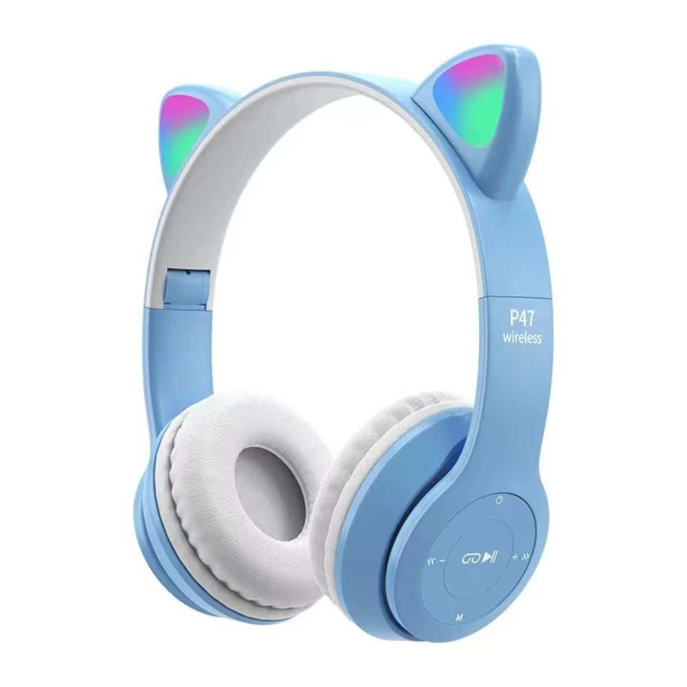 Bonito gato orelha bluetooth f - Cat Ear Bluetooth Headset Led avaliação e preço