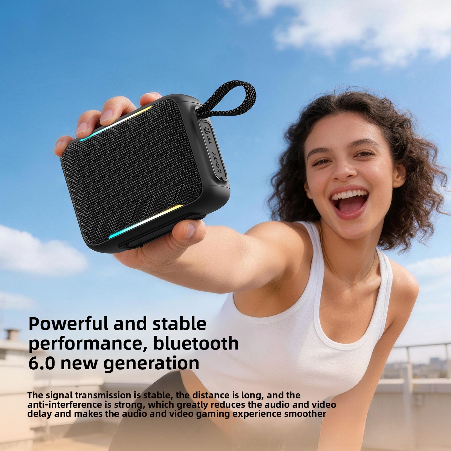 Novo Alto-Falante Bluetooth Po - Portable Bluetooth Speaker Waterproof Ipx7 avaliação e preço