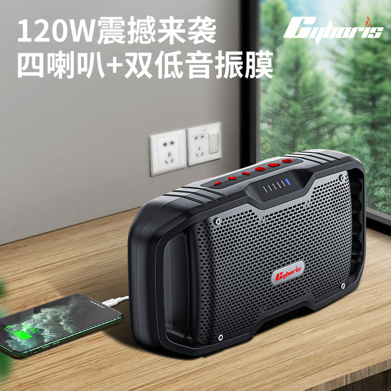X10 portátil alto-falante azul - Portable Bluetooth Speaker Waterproof Ipx7 avaliação e preço