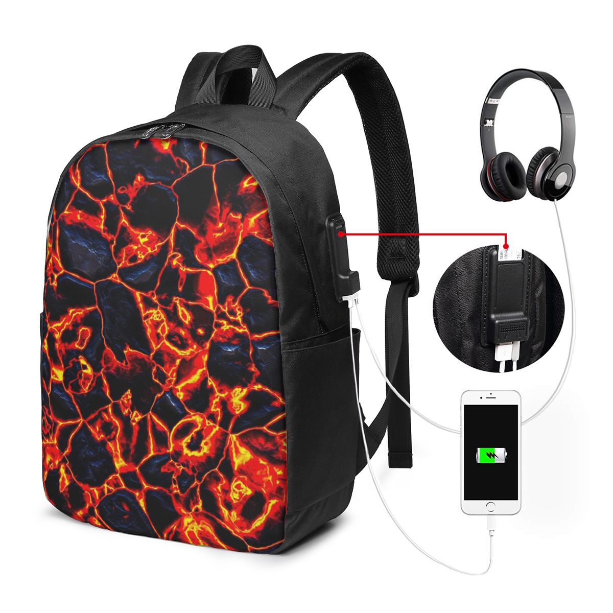 Mochila de Viagem com Estampa  - Laptops avaliação e preço