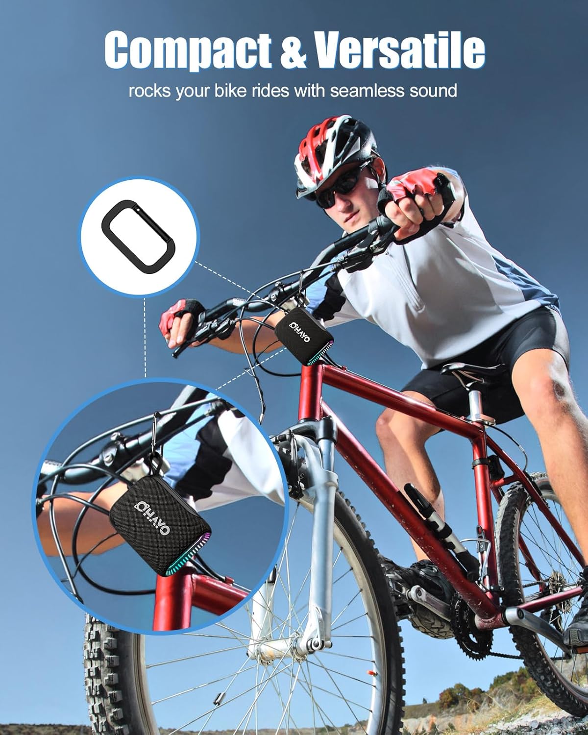 OHAYO Alto-falante de chuveiro - Portable Bluetooth Speaker Waterproof Ipx7 avaliação e preço