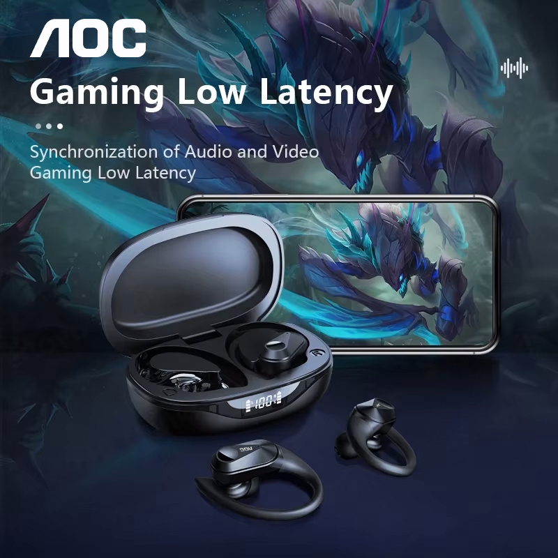 Fone de Ouvido Esportivo AOC S - Type C Wired Earphones With Mic avaliação e preço