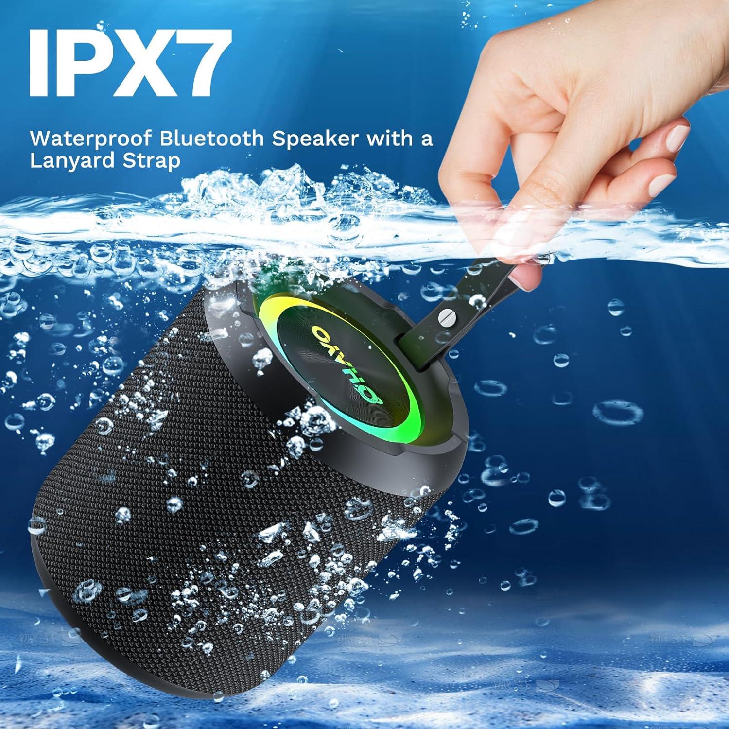OHAYO 40W Alto-falante Bluetoo - Portable Bluetooth Speaker Waterproof Ipx7 avaliação e preço