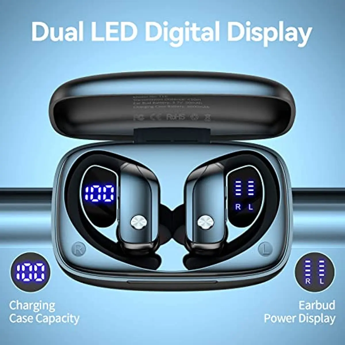 Fones de ouvido sem fio Blueto - Open Ear Air Conduction Headphones avaliação e preço
