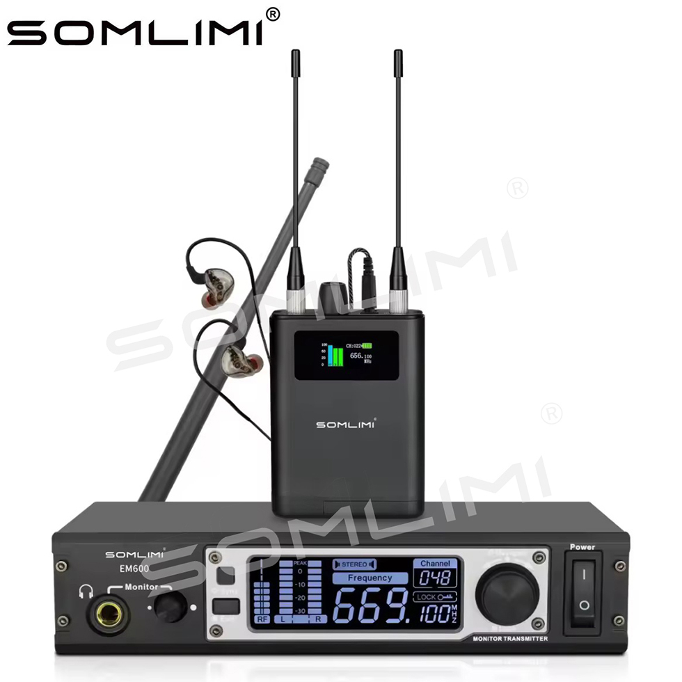 SOMLIMI Profissional EM600 Sis - In Ear Monitors For Singers avaliação e preço