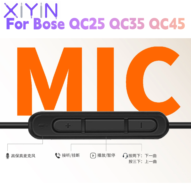 Cabo de Áudio Substituto de 1, - Type C Wired Earphones With Mic avaliação e preço