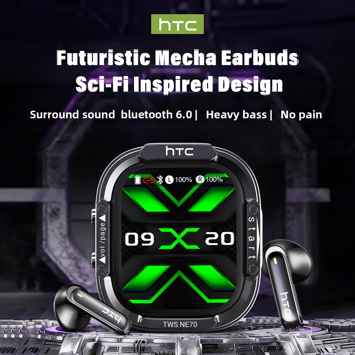 Fones de Ouvido HTC NE70 Bluet - Type C Wired Earphones With Mic avaliação e preço