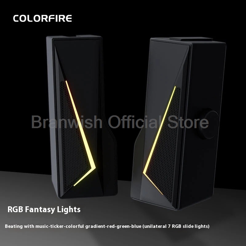 Barra de som para jogos RGB co - Rgb Computer Soundbar For Pc avaliação e preço