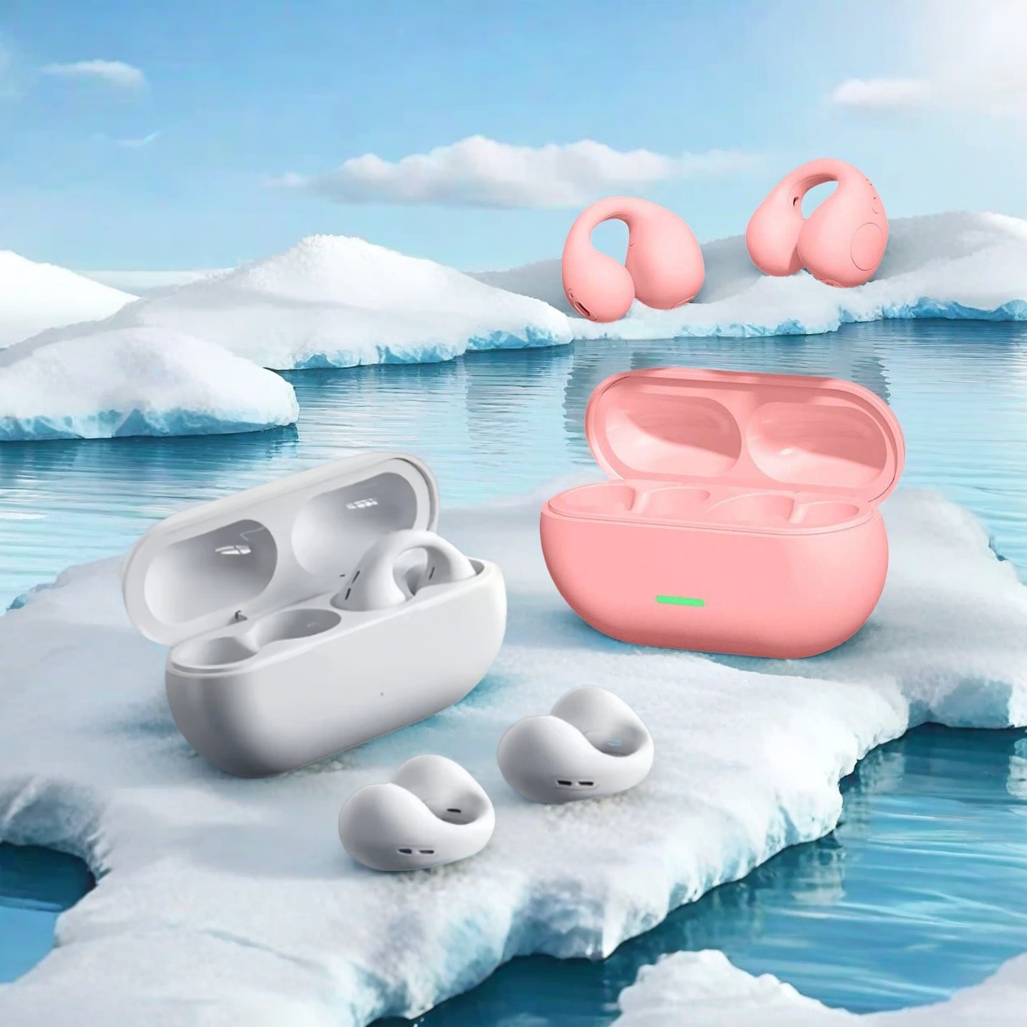 Fone de ouvido sem fio com cli - Open Ear Air Conduction Headphones avaliação e preço