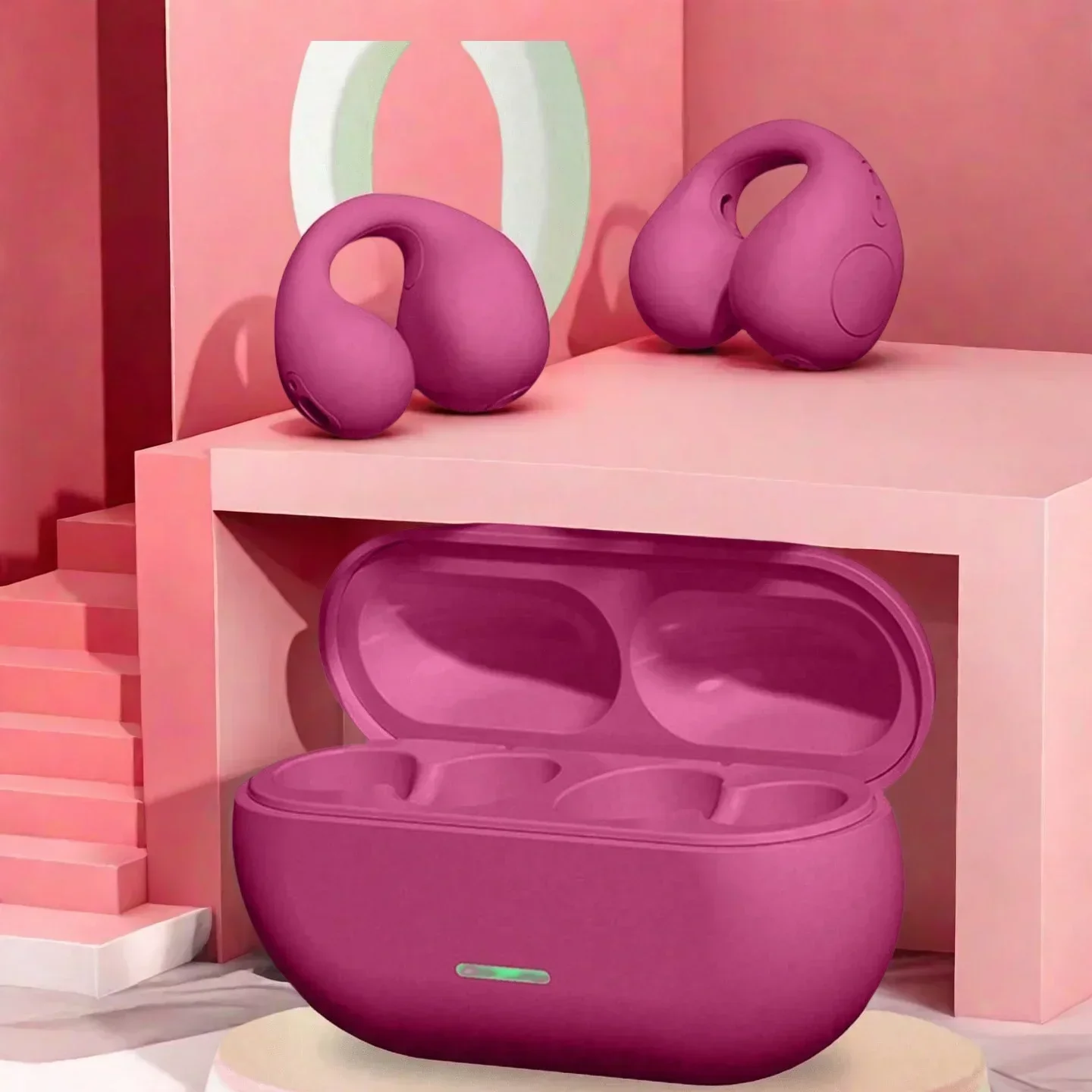 Fone de ouvido sem fio com cli - Open Ear Air Conduction Headphones avaliação e preço