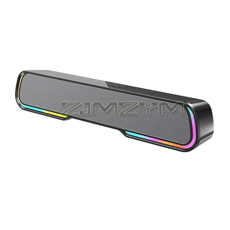 Caixa de Som Bluetooth com Luz - Rgb Computer Soundbar For Pc avaliação e preço