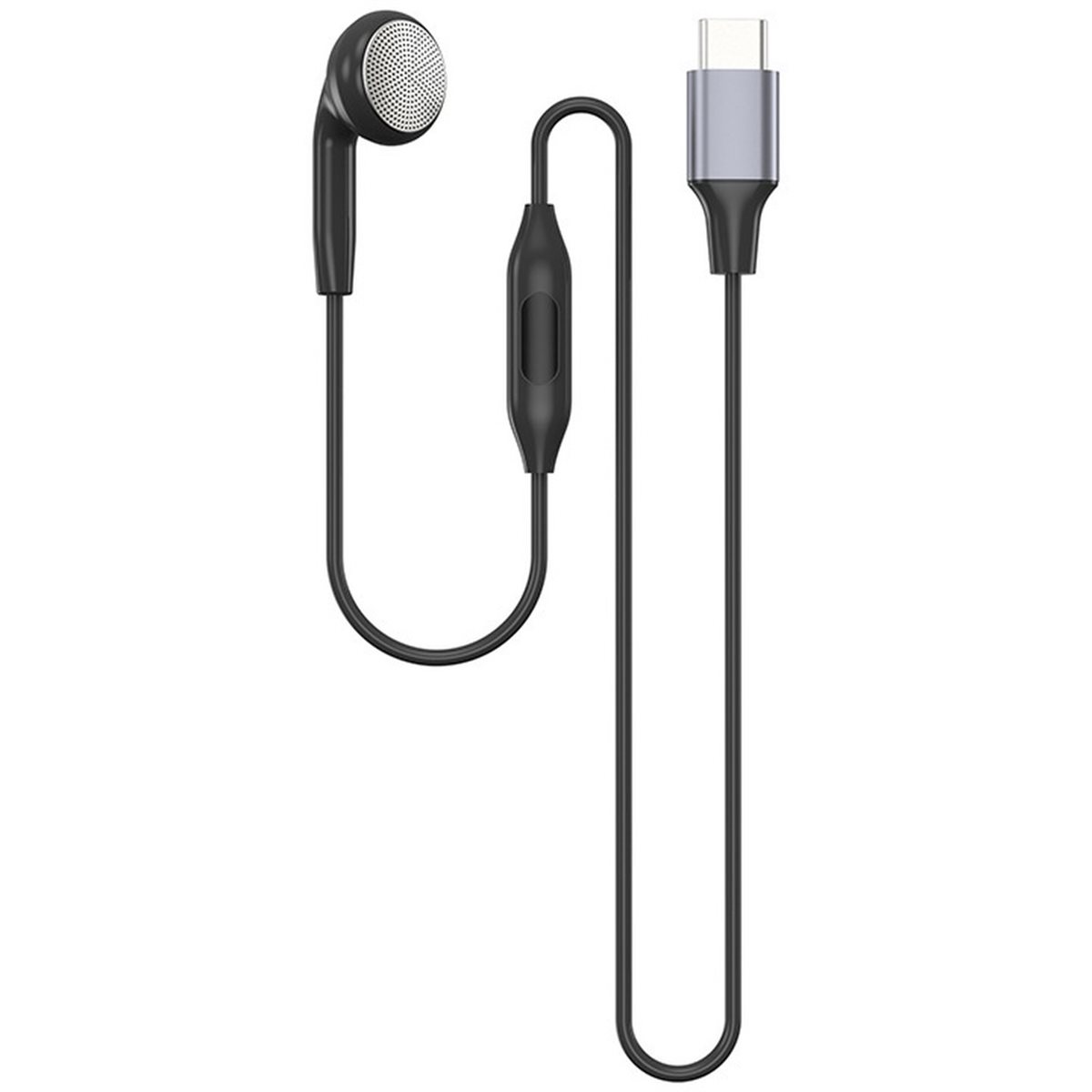 Fone de Ouvido Mono com Fio DT - Type C Wired Earphones With Mic avaliação e preço